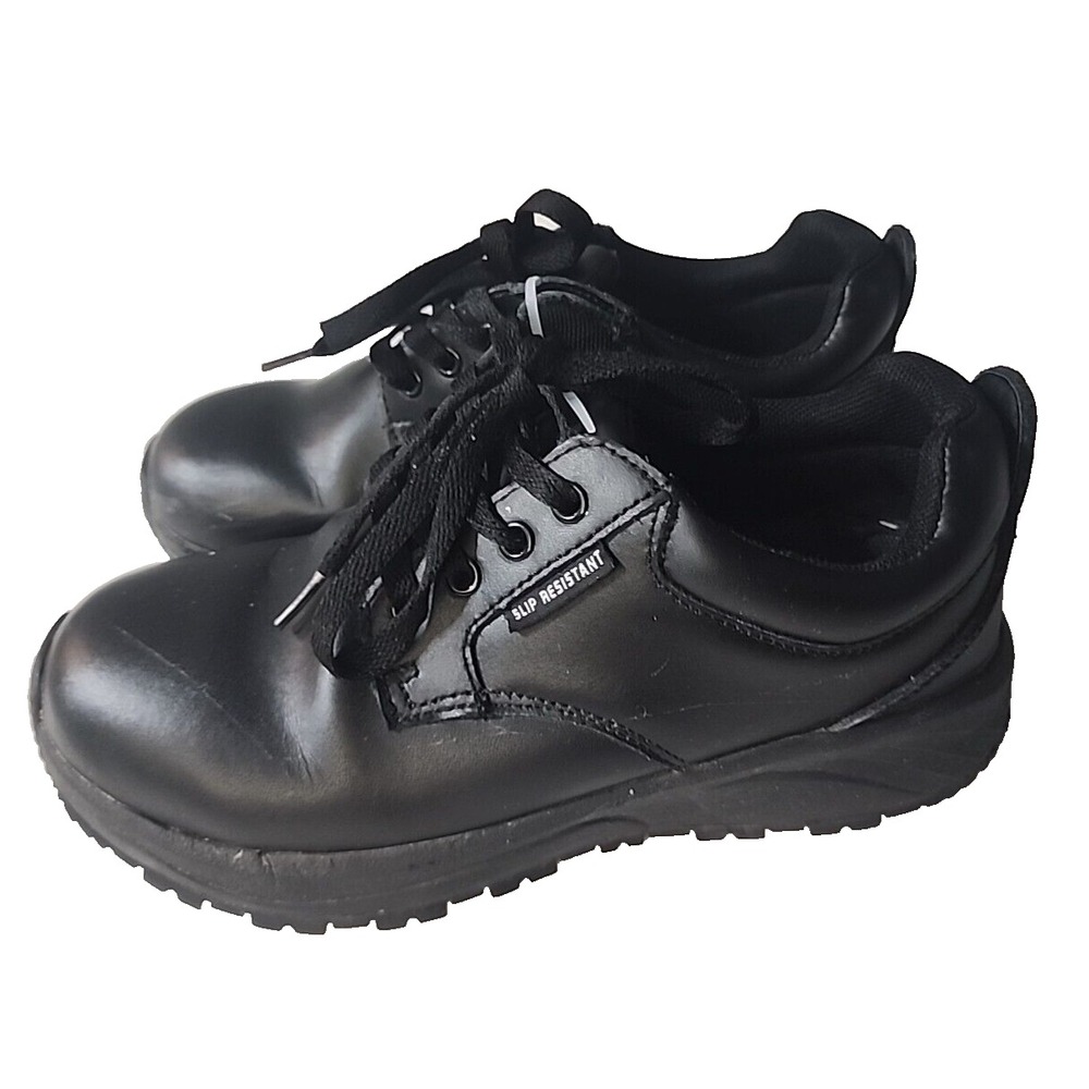 NAUTILUS WOMEN'S SKIDBUSTER Slip Resistant  Black WORK SHOES - SOFT‎ TOE Size 6
